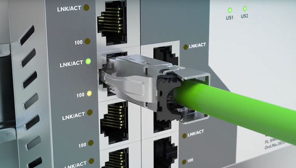 RJ45 konnektörleri - Ethernet ve PROFINET için güvenli bağlantı